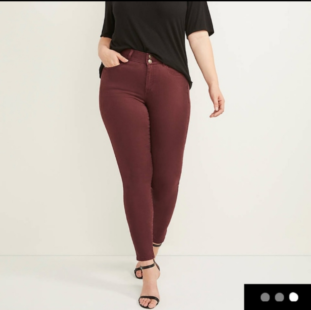 🎉 Lane Bryant Tighter Tummy Skinny jeans
